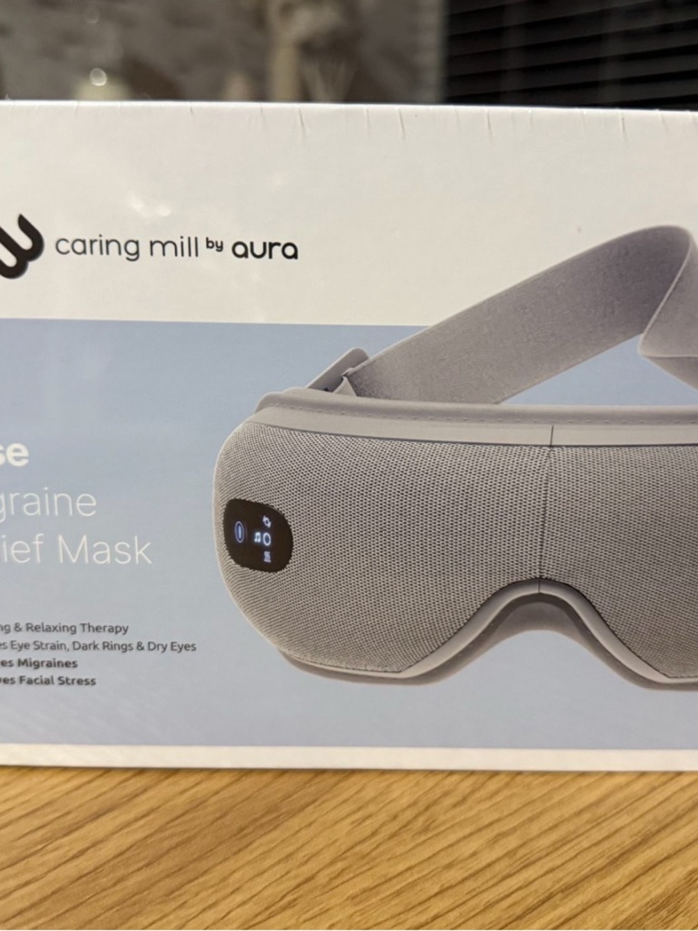 Migraine Relief Eye Mask - Soothing VR-Style Therapy